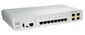 Cisco Catalyst 2960-C, Fast Ethernet, 8 x 10/100 LAN, 2 x 1Gb Combo SFP, LAN Base, 1.08kg, White