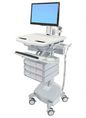 Ergotron StyleView Cart with LCD Pivot, LiFe Powered, 9 Drawers