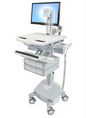 Ergotron StyleView Cart with LCD Pivot, LiFe Powered, 6 Drawers