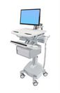 Ergotron StyleView® Cart w / LCD Arm, LiFe Powered, 1 Tall Drawer (1x1)
