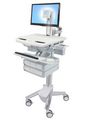 Ergotron StyleView Cart with LCD Pivot, 4 Drawers