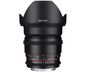 Samyang 16mm T2.2, Manual Focus, 590g, Black, Canon EF