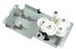 HP Fuser drive side plate and gear assembly - Drive gear assembly and mounting plate for fuser - Located on right side of printer