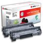 AgfaPhoto 2 x Laser cartridge replacement for HP CB435AD/ Canon 712, Black