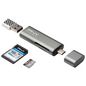 PNY USB 3.1 C - USB 3.1 A, SD/SDHC/SDXC, MicroSD/MicroSDHC/MicroSDXC, 77x24x11 mm