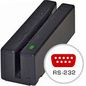 MagTek Mini Swipe Reader (RS-232), Tracks 1, 2, Black