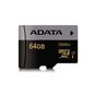 ADATA 64GB, SDA 3.0, 2.7~3.6V,  up to 95MB/s + Adaptor MicroSD