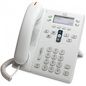 Cisco Unified IP Phone 6945, White, Slimline Handset, 2x RJ-45, RJ-9, PoE, monochrome display