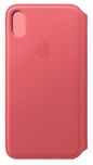 Apple iPhone XS Max Leather Folio - Peony Pink