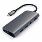 Satechi Type C Multimedia Adapter with 4K HDMI, Mini DisplayPort, USB-C PD, Gigabit Ethernet, USB 3.0, Micro SD/SD Card Slots