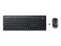 Fujitsu Wireless Keyboard Set LX410, 2.4 GHz, 105 key layout, 550g + Mouse, 1600 dpi, Black