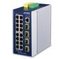 Planet Industrial L3 16-Port 10/100/1000T + 4-Port 100/1000X SFP Managed Ethernet Switch