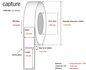 Capture Label 102 x 38 Core 25 Ø 114 mm. White. DT. Permanent. 1790 labels per roll. 12 rolls per box.