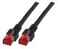 MicroConnect CAT6 S/FTP Network Cable 15m, Black with Snagless