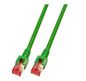 MicroConnect CAT6 S/FTP Network Cable 0.5m, Green with Snagless