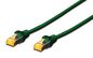 MicroConnect S/FTP CAT6A 2M Green Snagless
