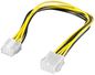 MicroConnect 8 pin EPS power extension, 0.20m,