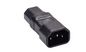 MicroConnect Power Adapter C14 to C15, Black