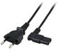 MicroConnect Power Cord Notebook 2m, Black
