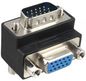 MicroConnect VGA 15-pin 90° Adapter  M/F