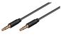 MicroConnect 3.5mm (4-pin, stereo) Minijack slim Extension Cable, 3m