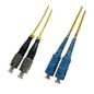 MicroConnect Optical Fibre Cable, FC-SC, Singlemode, Duplex, OS2 (Yellow) 1m