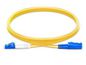 MicroConnect Optical Fibre Cable, LC-E2000, Singlemode, Duplex, OS2 (Yellow) 1m