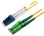 MicroConnect Optical Fibre Cable, LC-E2000, Singlemode, Duplex, OS2 (Yellow) 3m