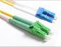 MicroConnect LC/UPC-LC/APC fiber optic cable, Duplex, SMF 9/125, 2m