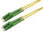 MicroConnect Optical Fibre Cable, LC-LC, Singlemode, Duplex, OS2 (Yellow) 12m