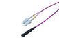 MicroConnect Optical Fibre Cable, MTRJ-SC, Multimode, Duplex, OM4 (Erica Violet), 0.5m