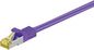 MicroConnect RJ45 Patch Cord S/FTP w. CAT 7 raw cable, 0.25m, Purple