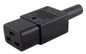 MicroConnect MicroConnect C19 Connector, Black