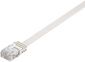 MicroConnect CAT6 U/UTP FLAT Network Cable 0.25m, White