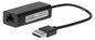 MicroConnect USB2.0 to Ethernet, black