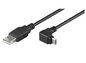 MicroConnect USB A to USB Micro B, Version 2.0, Black, 1.8m
