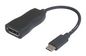 MicroConnect USB-C to DisplayPort Adapter, 4K@60Hz, 0.2m