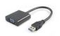 MicroConnect USB 3.0 Type A - VGA Adapter, Black