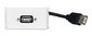 Vivolink Outlet Panel USB2.0, White