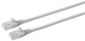 MicroConnect CAT6a U/UTP SLIM Network Cable 3m, Grey