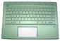HP Keyboard/top cover In luminous green finish, equipped with backlight (includes backlight cable and keyboard cable)