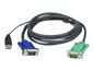 Hewlett Packard Enterprise ATEN 2L-5202U4 VGA/USB to SPHD-15 1.8m 4-pack Interface Cable