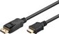 MicroConnect DisplayPort 1.2 - HDMI Cable 5m