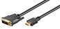 MicroConnect HDMI - DVI-D (18+1) Single-Link Cable 1m