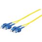 MicroConnect Optical Fibre Cable, SC-SC, Singlemode, Duplex, OS2 (Yellow), 60m