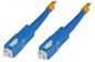 MicroConnect Optical Fibre Cable, SC-SC, Singlemode, Simplex,OS2 (Yellow), 2m