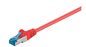 MicroConnect CAT6a S/FTP Network Cable 1m, Red