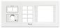 Extron Black and White Faceplates, 5-gang