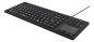 CoreParts rubberized keyboard with touch pad. IP68, 104 key + 12 functional keys, black. Pan Nordic. It's spill and dustproof.
