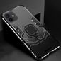 CoreParts Case for iPhone 12 Mini (5.4'') Shockproof Armor Case Military Grade Anti-Dropping, Black With Ring Holder(Work with Magnetic Car Mount) Anti-Scratch Shock-Absorption Case Full Body Protective Phone Case Silicone TPU Cover